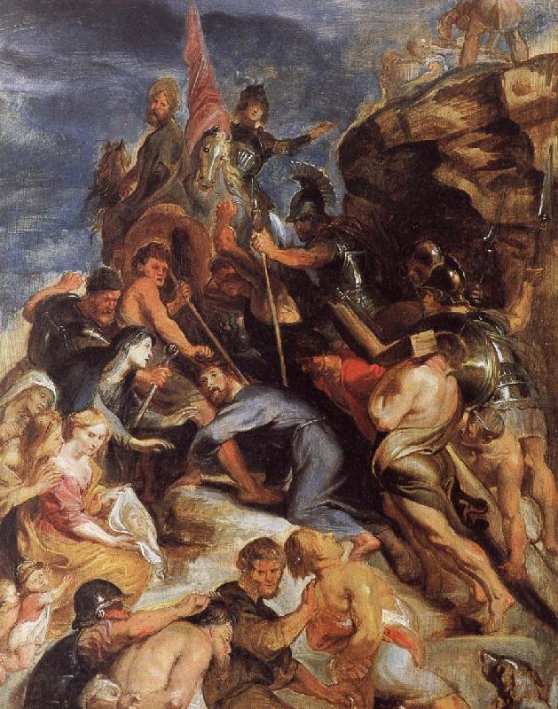 Peter Paul Rubens Go up the cross Spain oil painting art